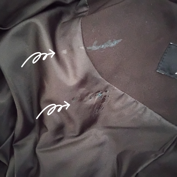 Jones New York Dark Brown Teddy Coat with Faux Fur Trim - Picture 9 of 16